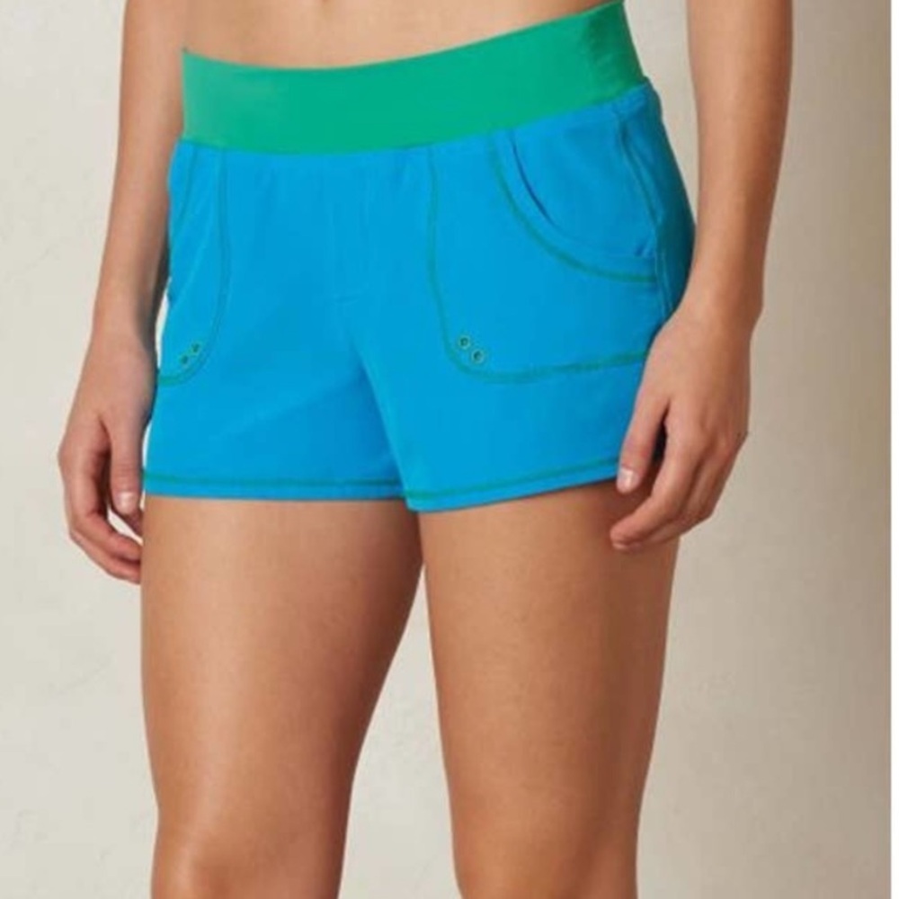 Prana‎ Millie Boardshort in Vivid Blue and Green Size Large